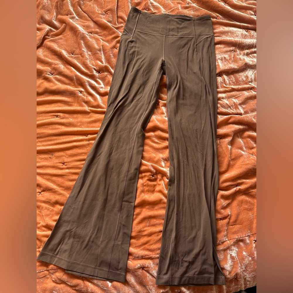 Women’s Lululemon Athletica Brown Flared Leggings